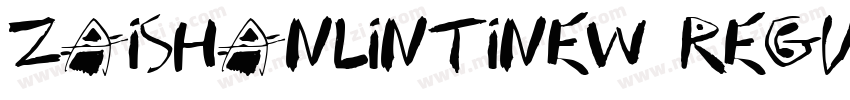 Zaishanlintinew Regula字体转换